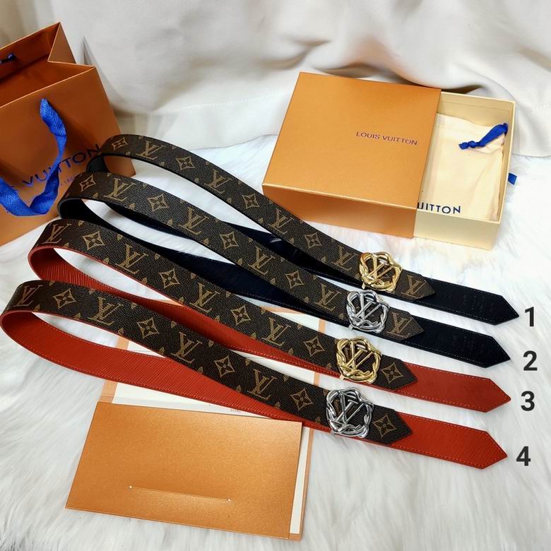 LV Belt 34mmX95-110cm 7D25